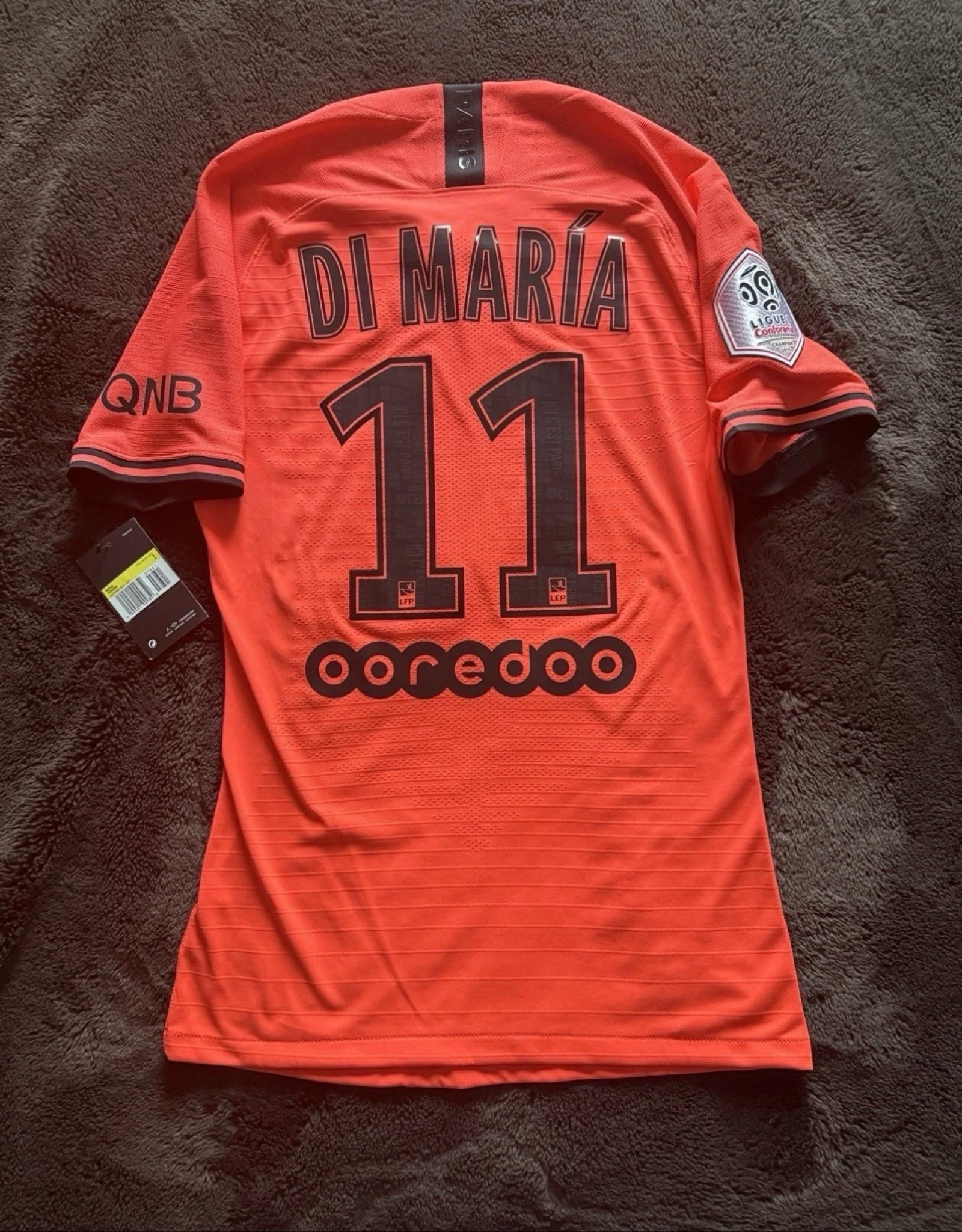 Maillot PSG Officiel Jordan stock pro 2019/2020 Taille S Di Maria Neuf Adulte